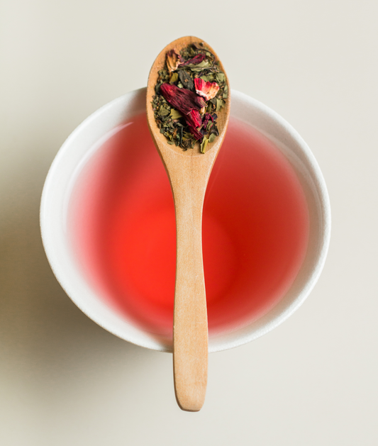 Organic Ayurvedic Herbal Tea – Tulsi, Moringa & Hibiscus Blend (75g) — photo 2