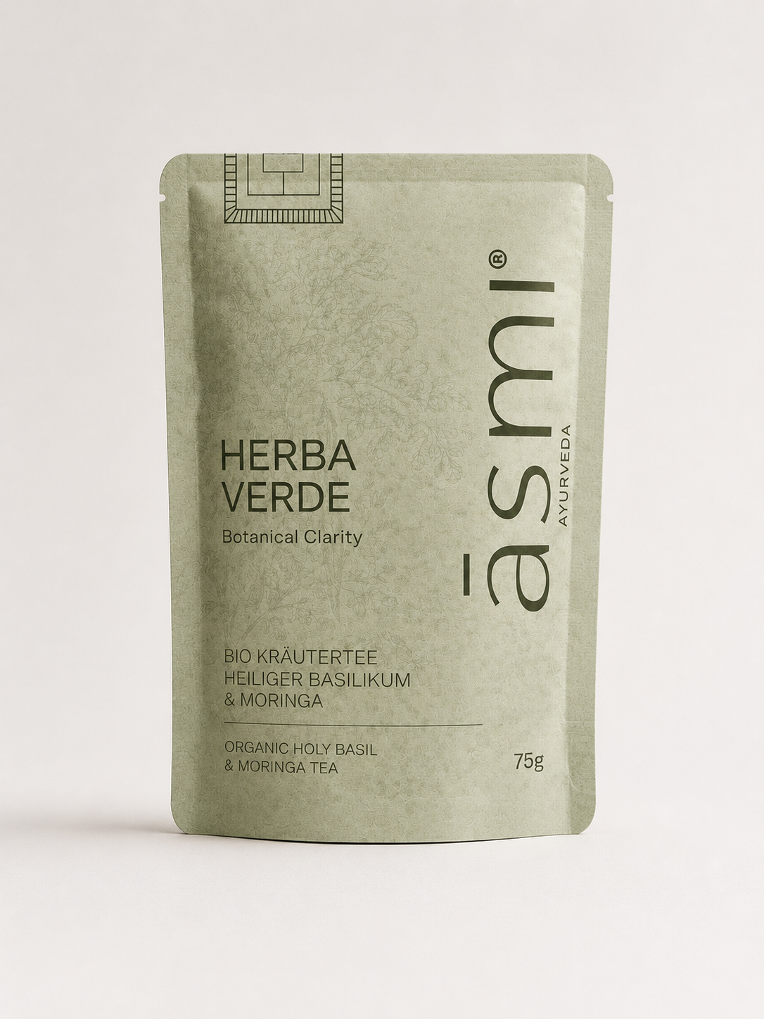Organic Ayurvedic Herbal Tea – Tulsi, Moringa & Hibiscus Blend (75g) — photo 4