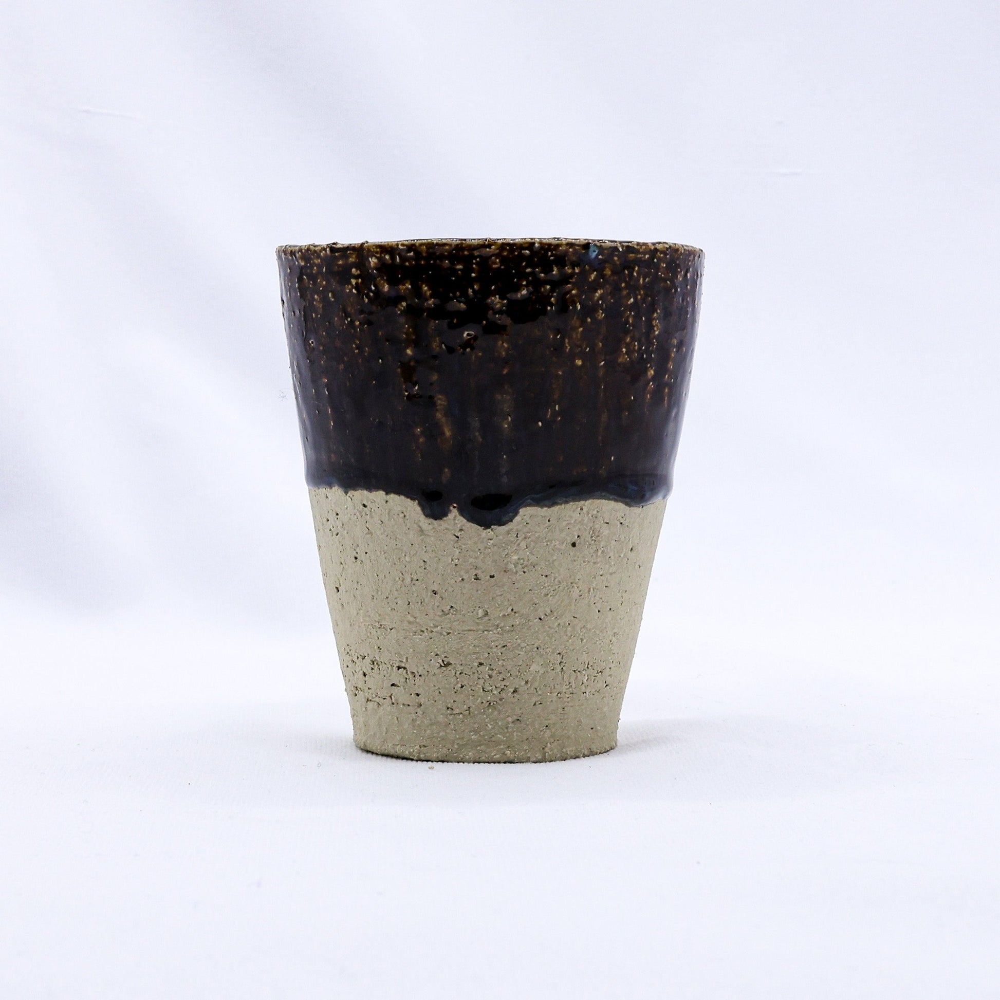 Handmade Ceramic Stoneware Cup – Blue Artisan Mug by Ribera Handmade Ceramics