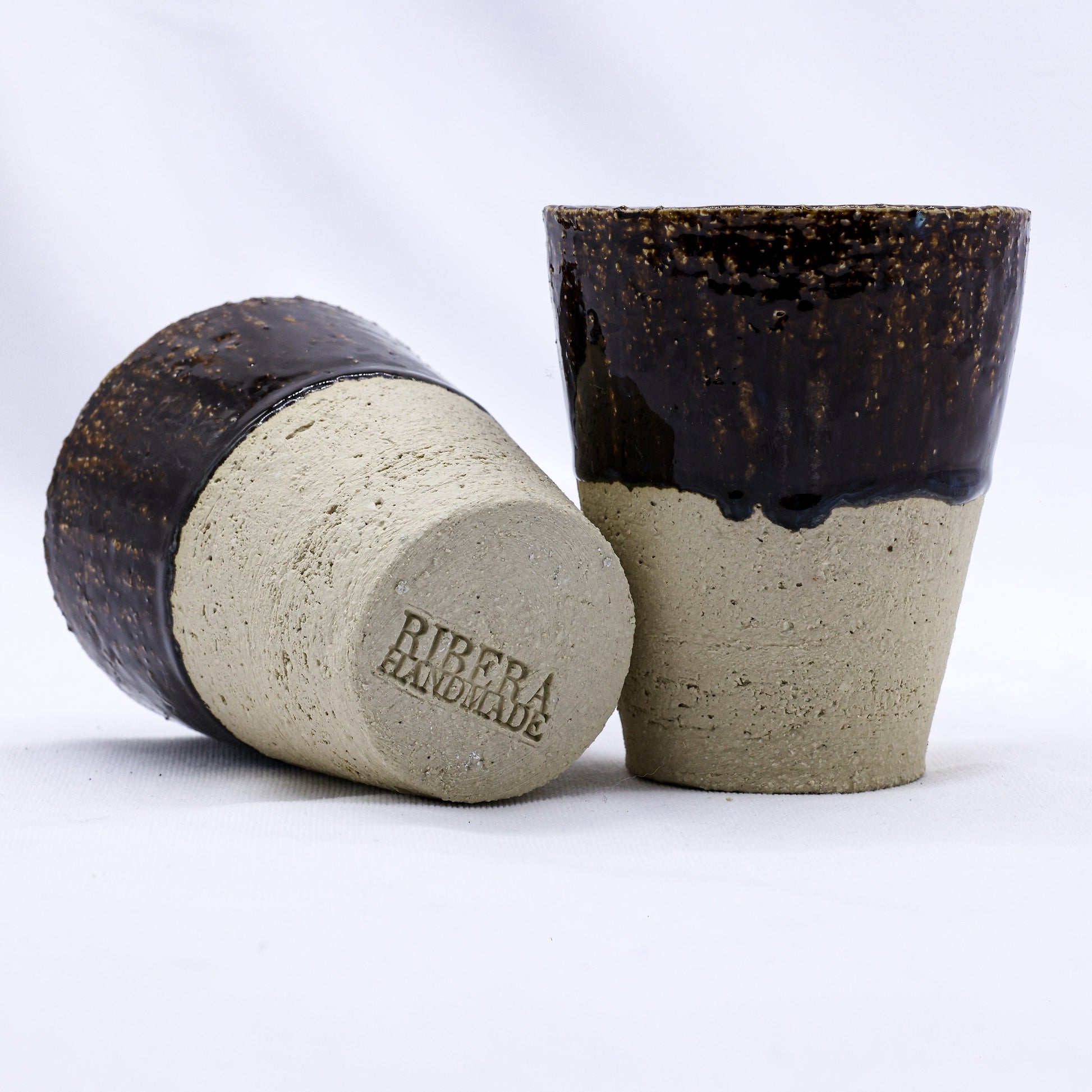 Handmade Ceramic Stoneware Cup – Blue Artisan Mug by Ribera Handmade Ceramics — photo 4