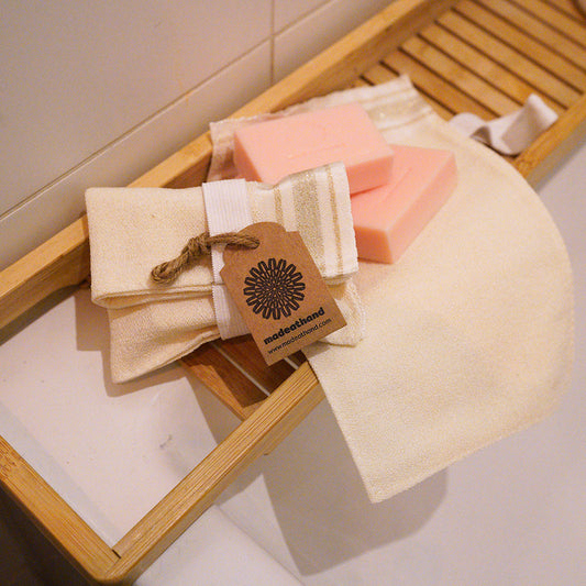 Natural Cellulose Bath Mitt – Turkish Hammam Exfoliating Glove