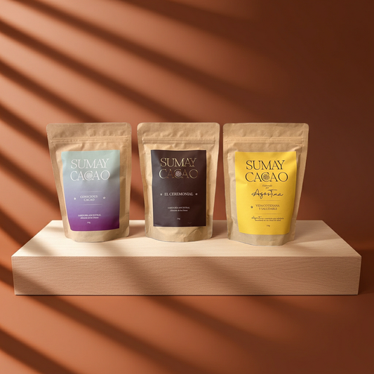 Trilogía de Cacao Ceremonial (3 × 350g Picado)-0